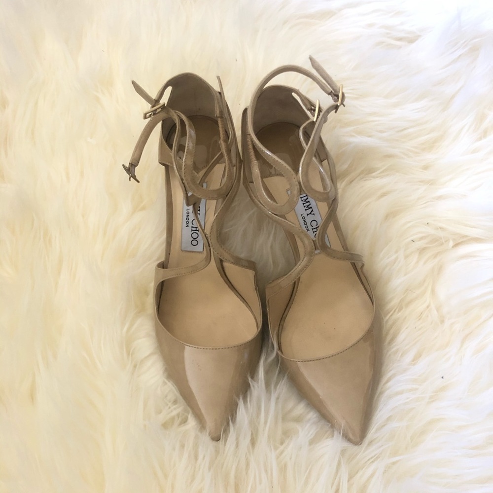 Jimmy Choo Lancer 100 Nude